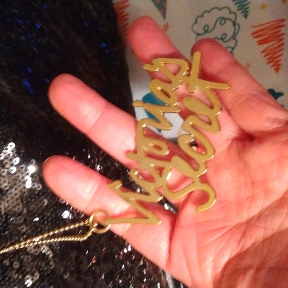 Victoria Secret black sequin tote bag+ Victoria Secret black sequin wristlet bag - Picture 8 of 17